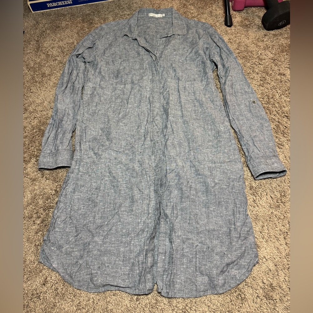 Prana Chambray Long Sleeve Shirt